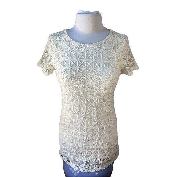 Lulu’s Love You For Eternity Lace Shift Dress, White. XS - Picture 3 of 16